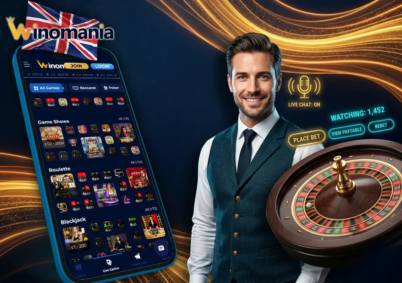 Immersive live stream casino games with professional real-time dealers.